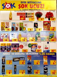 Şok Tıraş Ürünleri Büyük İndirimleri - 6 Kasım