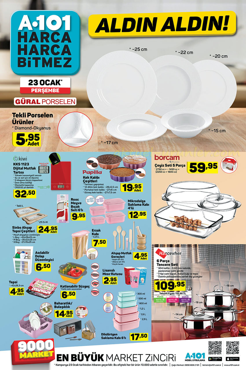 A101 23 OCAK 2020 ÜZERİNE BİR İNCELEME KATALOĞU