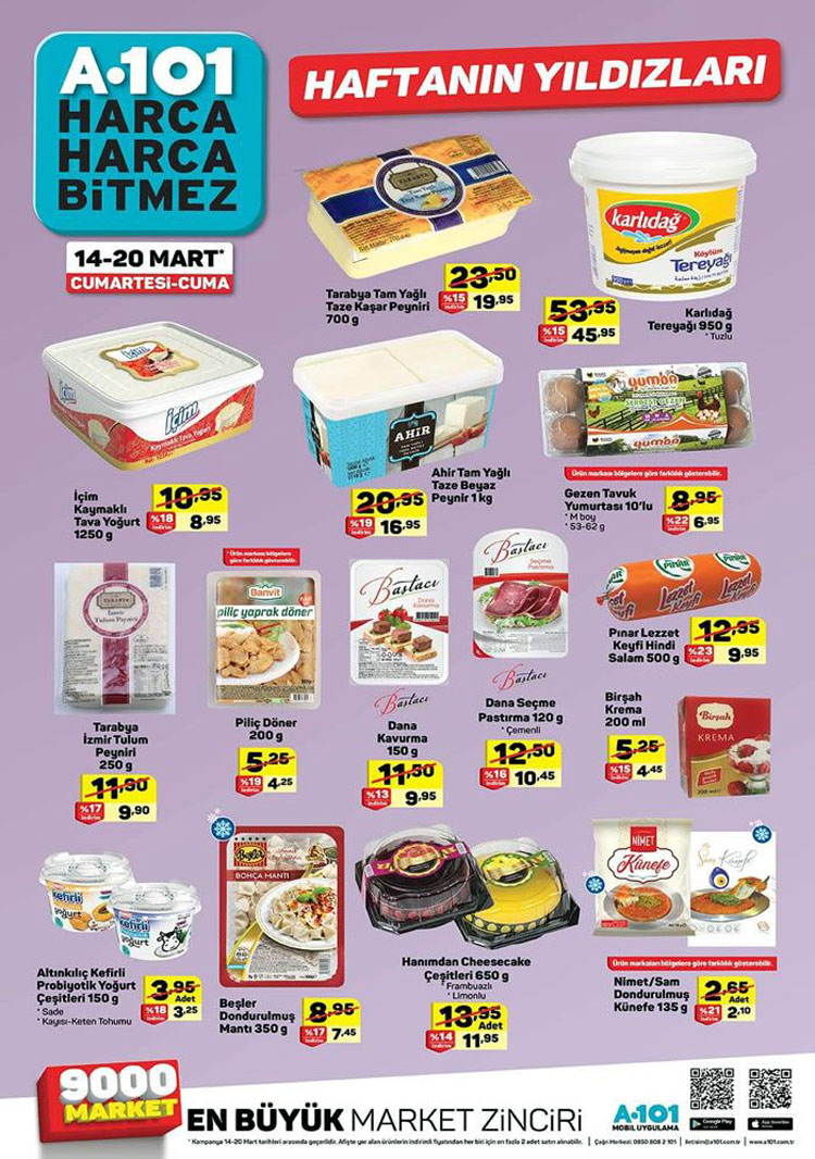 A101 14 MART 2020 Haftanin yildizlari aktuel urun katalogu