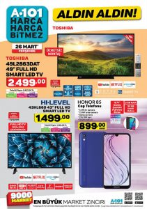 A101 26 Mart 2020 Aktüel Ürünler Kataloğu