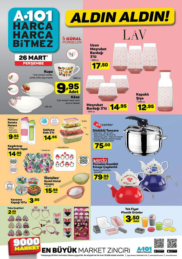 A101 26 Mart 2020 Aktuel Urunler Katalogu Sayfa 9