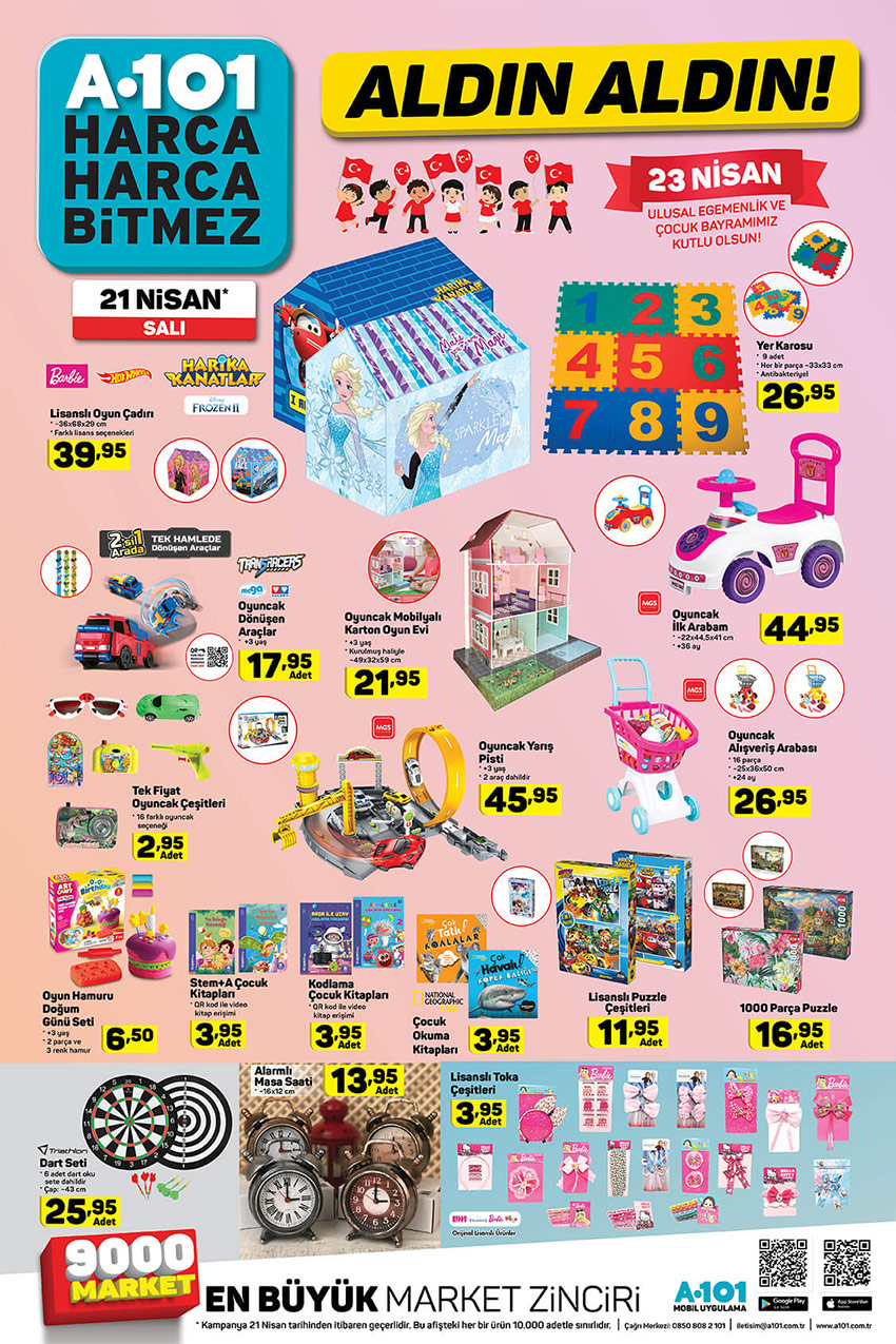 A101 23 Nisan Ozel Aktuel Urunler Katalogu
