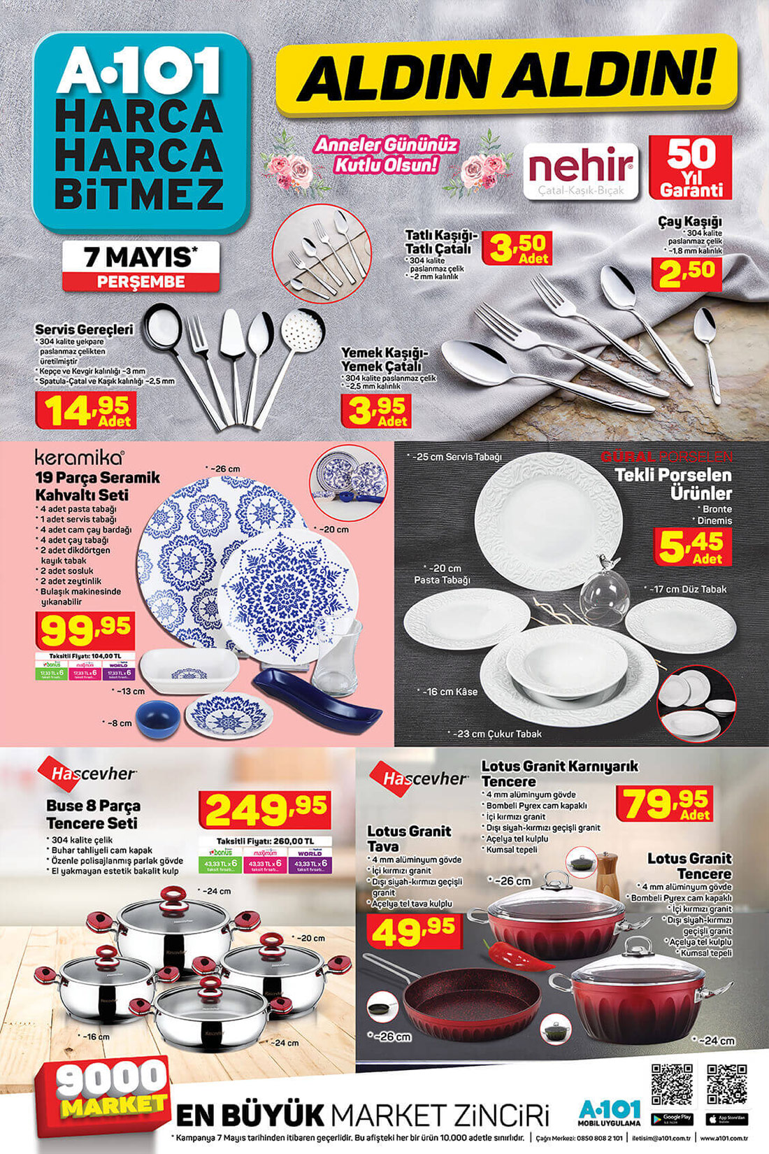 A101 Market 7 Mayis 2020 Persembe Firsat Urunleri