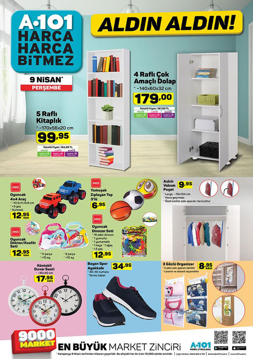 Aktuel Urunler 9 Nisan A101 Urunleri