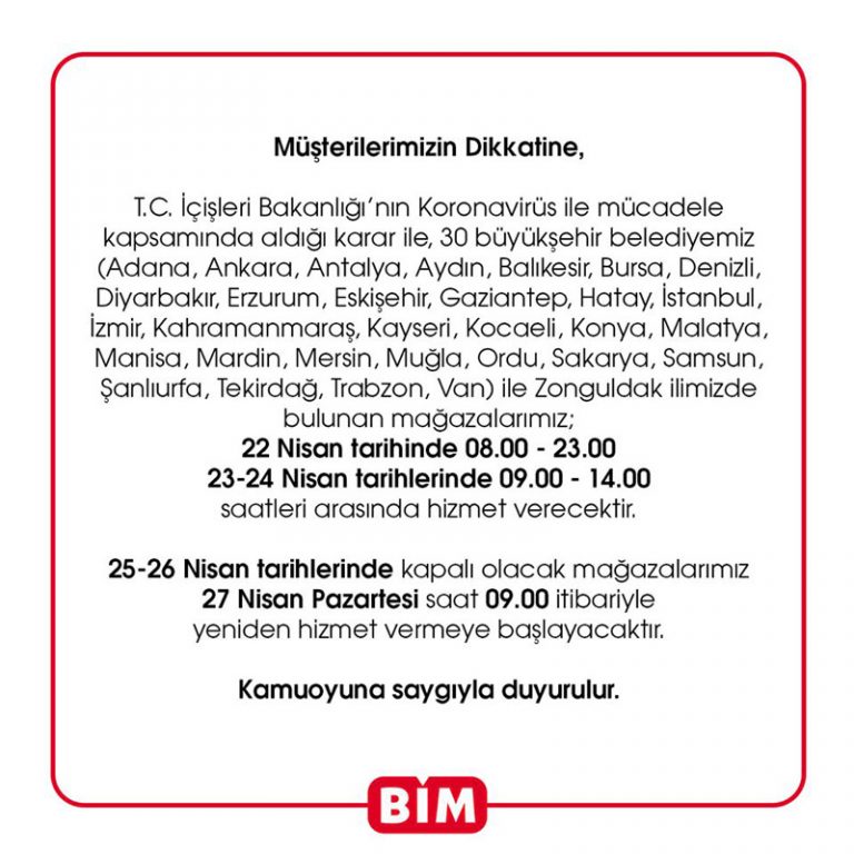 BİM 22 Nisan 2020 Aktüel Ürünler Kataloğu Aktüel Ürünler