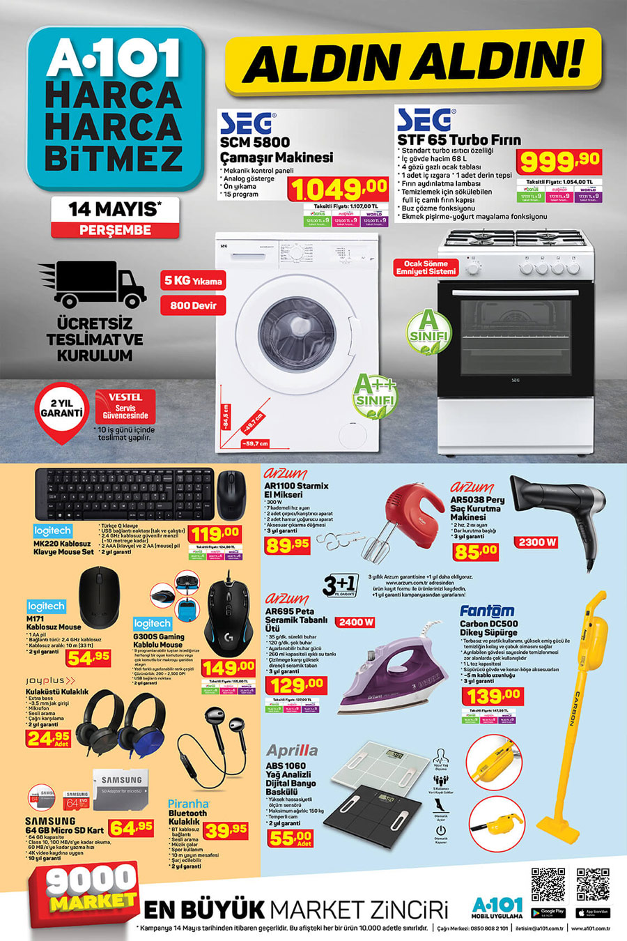 A101 Market 14 Mayıs 2020 Aktüel Ev İhtiyaç Ürünleri