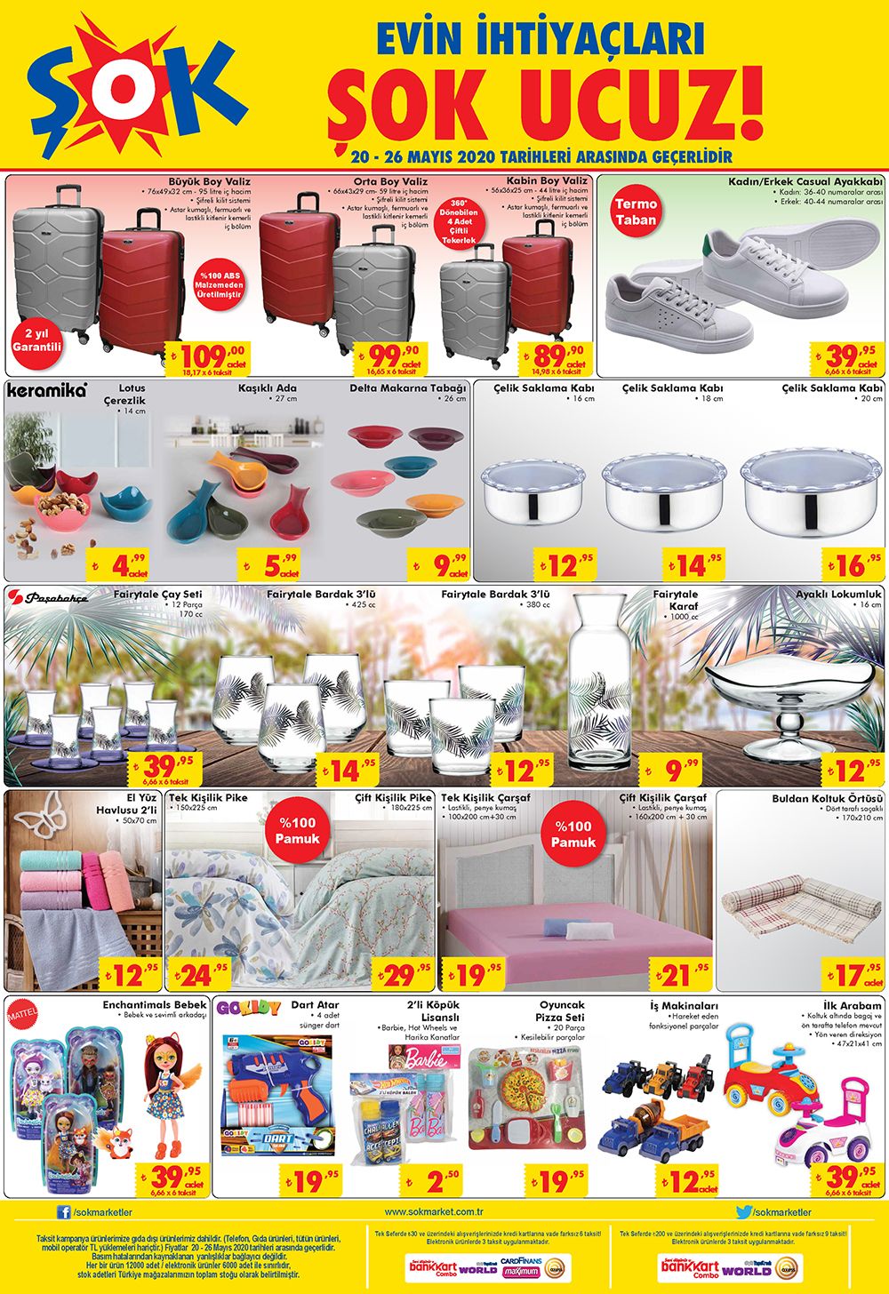 Şok Aktüel 20 Mayıs 2020 Yeni Katalog Görseli