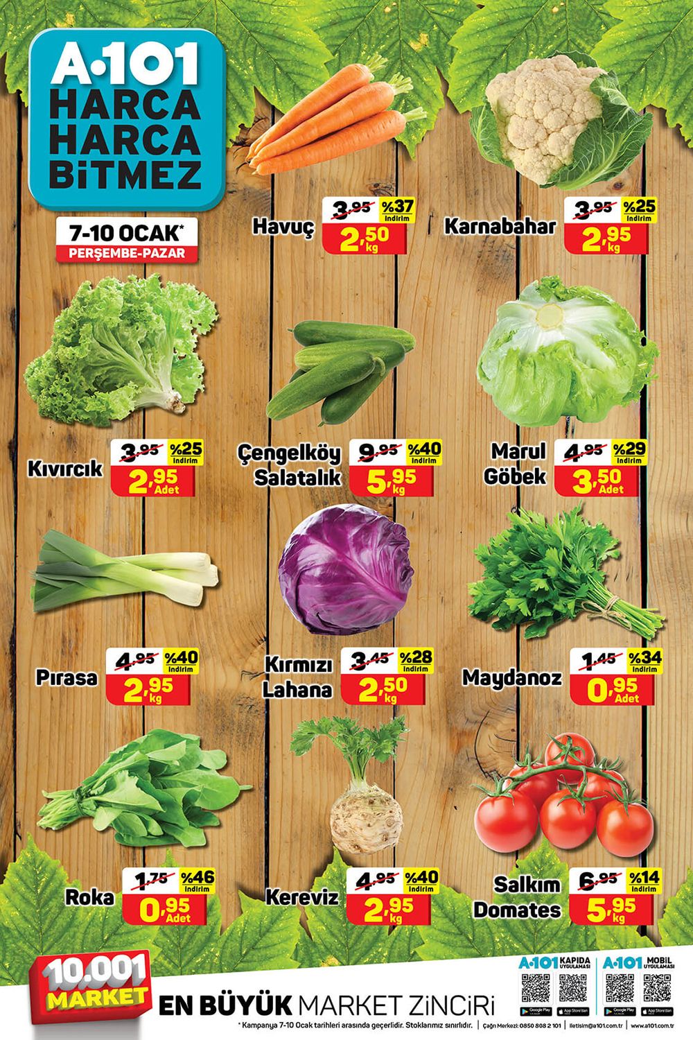 A101 7-10 OCAK 2021 AKTÜEL ÜRÜNLERİ MANAV REYONU FIRSATLARI KATALOĞU