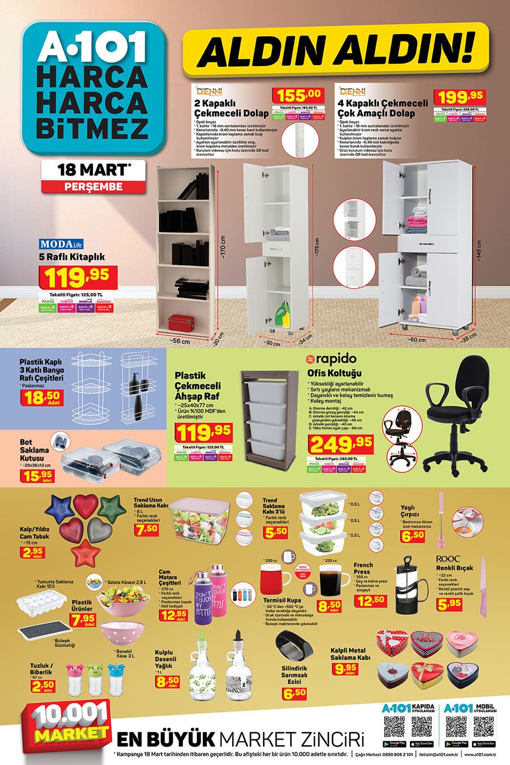 A101 18 MART 2021 AKTÜEL ÜRÜNLER KATALOĞU 6. SAYFASI