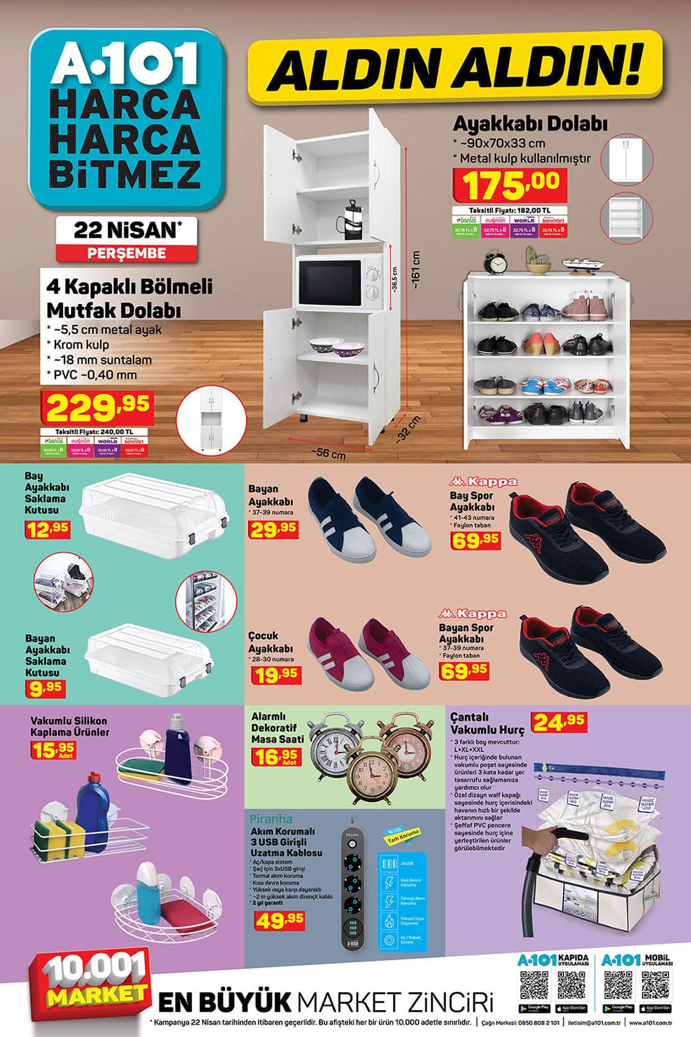 A101 15 NİSAN 2021 AKTÜEL ÜRÜNLER KATALOĞU 4. Sayfa