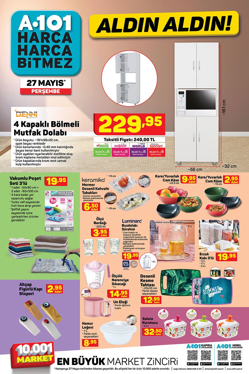 A101 27 MAYIS 2021 AKTÜEL ÜRÜNLER KATALOĞU 6. SAYFASI
