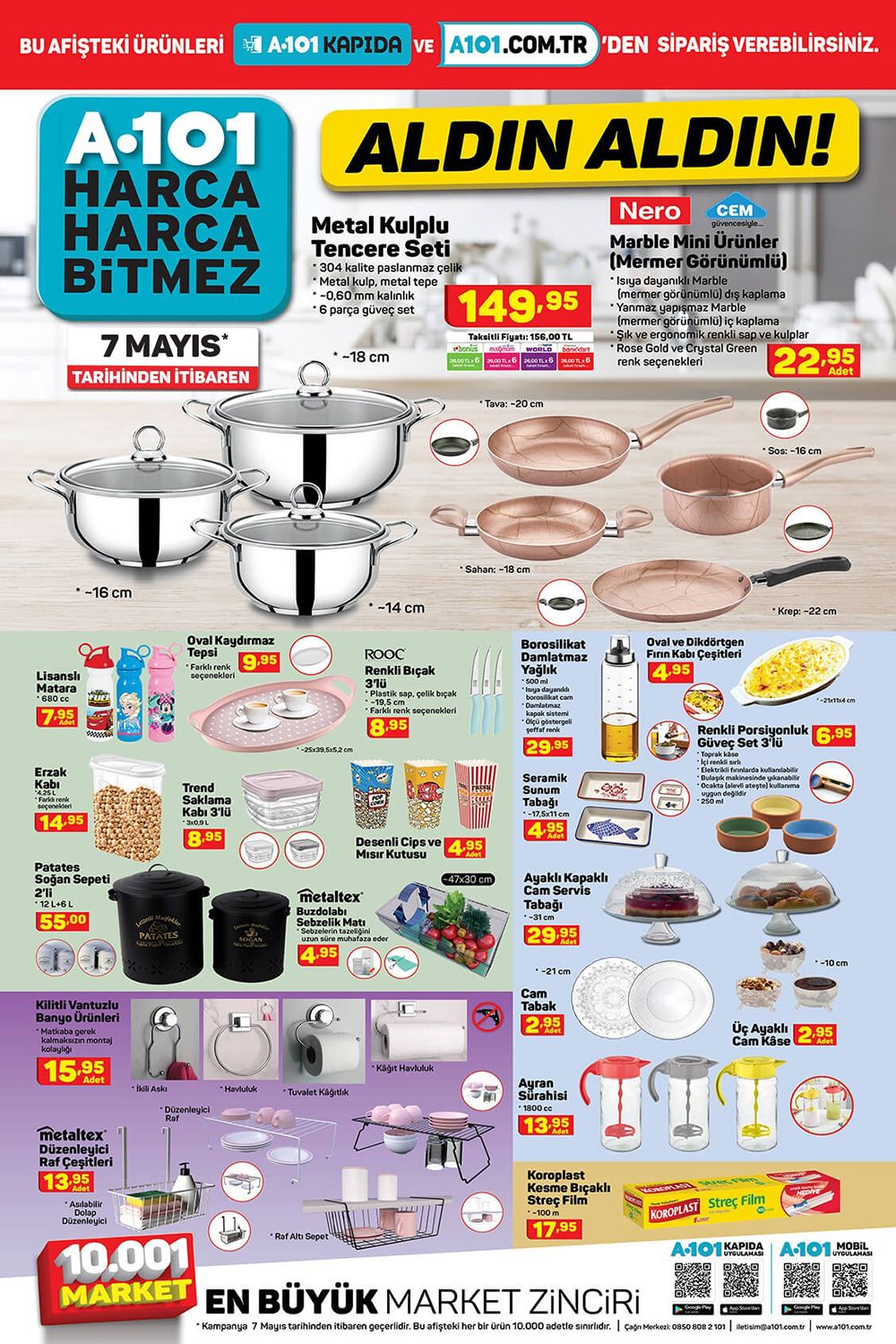 A101 7 MAYIS 2021 AKTÜEL ÜRÜNLER KATALOĞU 4. SAYFA
