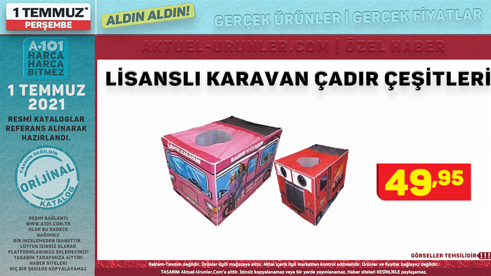 A101 1 Temmuz 2021 Aktüel Ürünleri Tekli Görsel