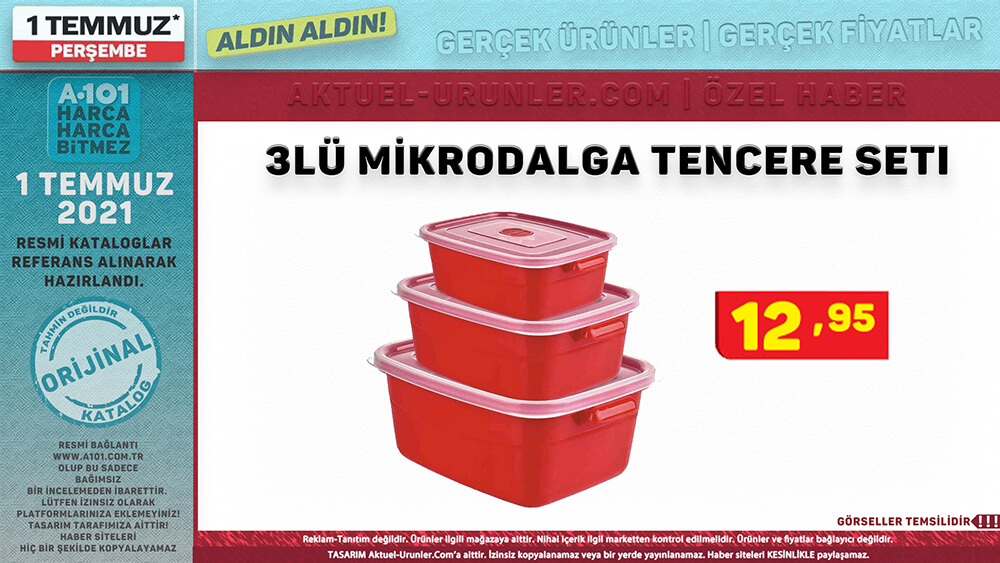 A101 1 Temmuz 2021 Aktüel Ürünleri Tekli Görsel
