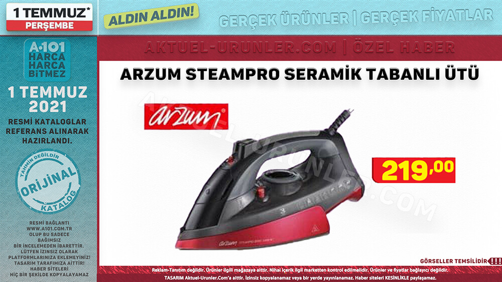 A101 1 Temmuz 2021 Aktüel Ürünleri Tekli Görsel