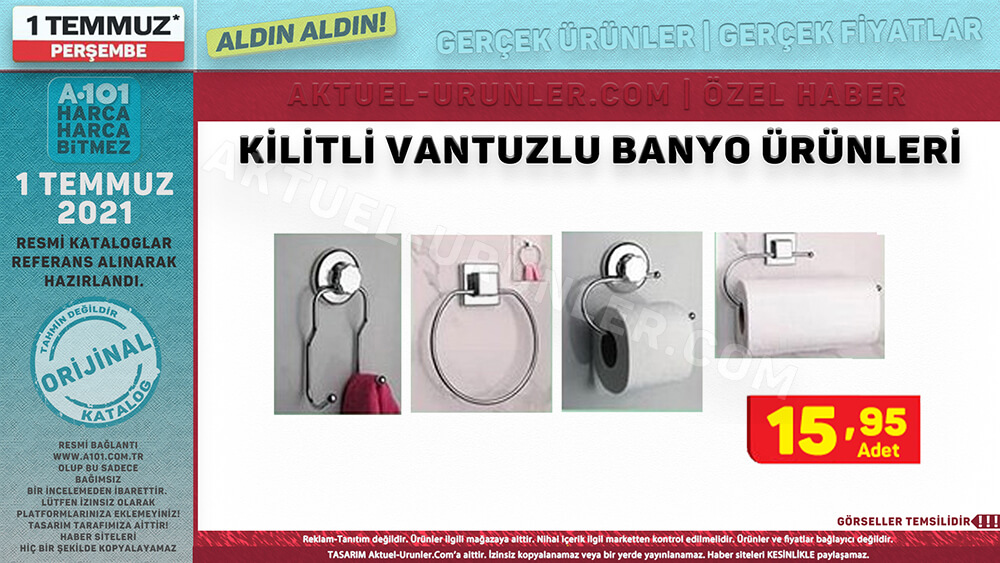 A101 1 Temmuz 2021 Aktüel Ürünleri Tekli Görsel