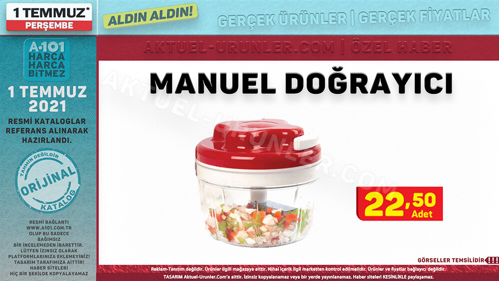 A101 1 Temmuz 2021 Aktüel Ürünleri Tekli Görsel