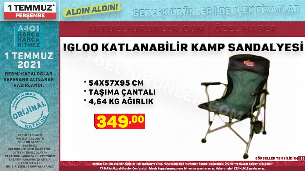 A101 1 Temmuz 2021 Aktüel Ürünleri Tekli Görsel