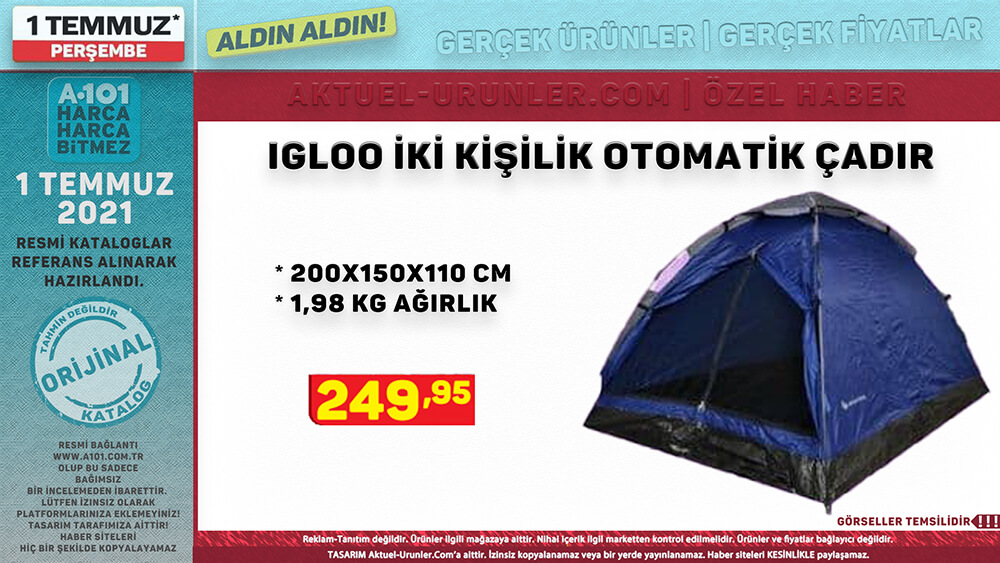 A101 1 Temmuz 2021 Aktüel Ürünleri Tekli Görsel