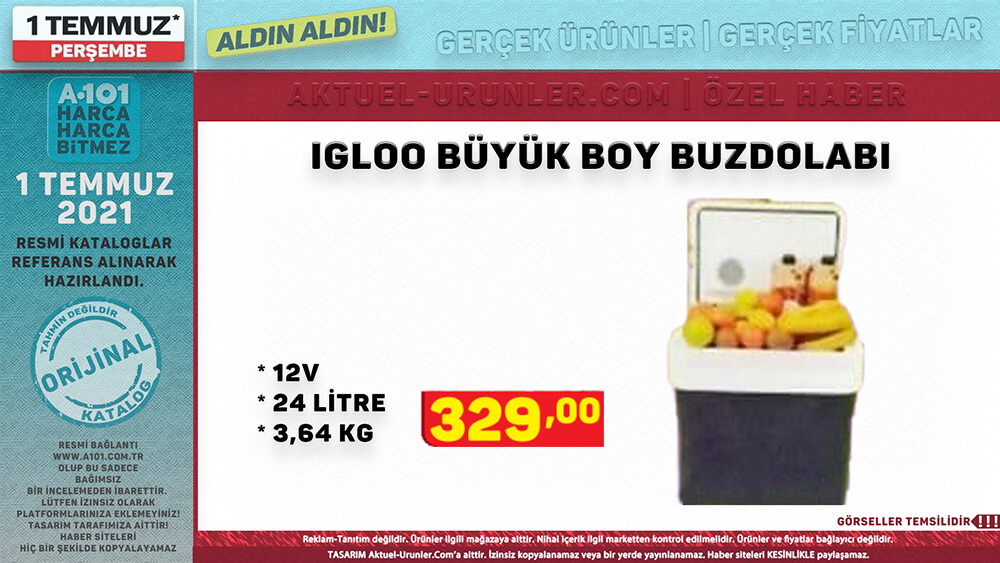 A101 1 Temmuz 2021 Aktüel Ürünleri Tekli Görsel