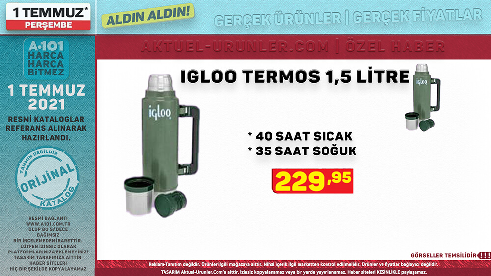 A101 1 Temmuz 2021 Aktüel Ürünleri Tekli Görsel