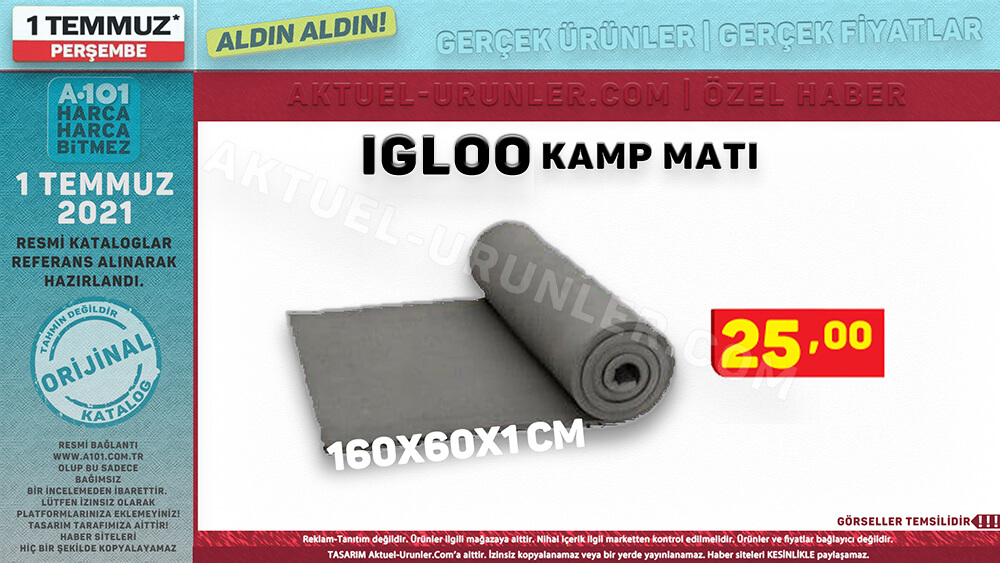 A101 1 Temmuz 2021 Aktüel Ürünleri Tekli Görsel