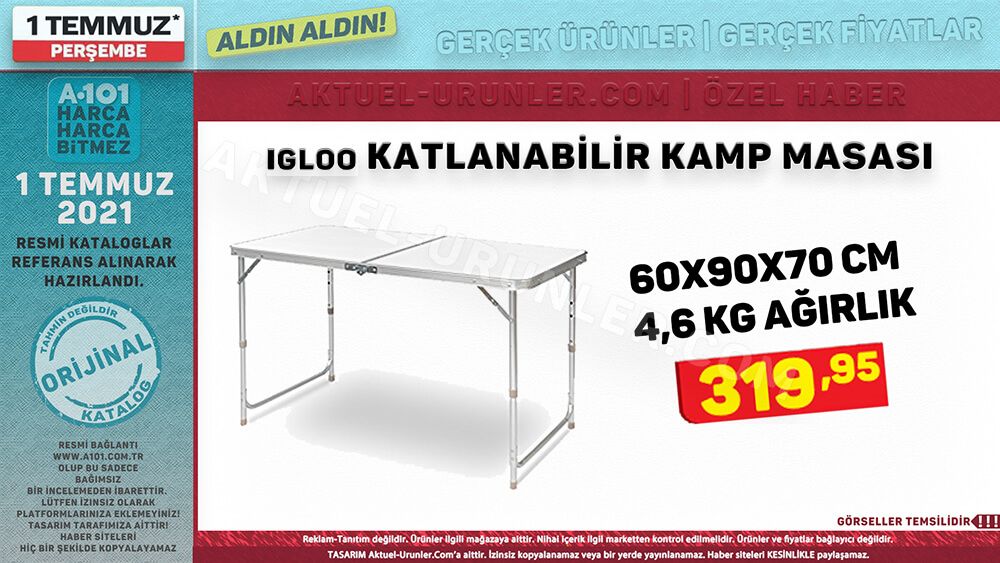 A101 1 Temmuz 2021 Aktüel Ürünleri Tekli Görsel