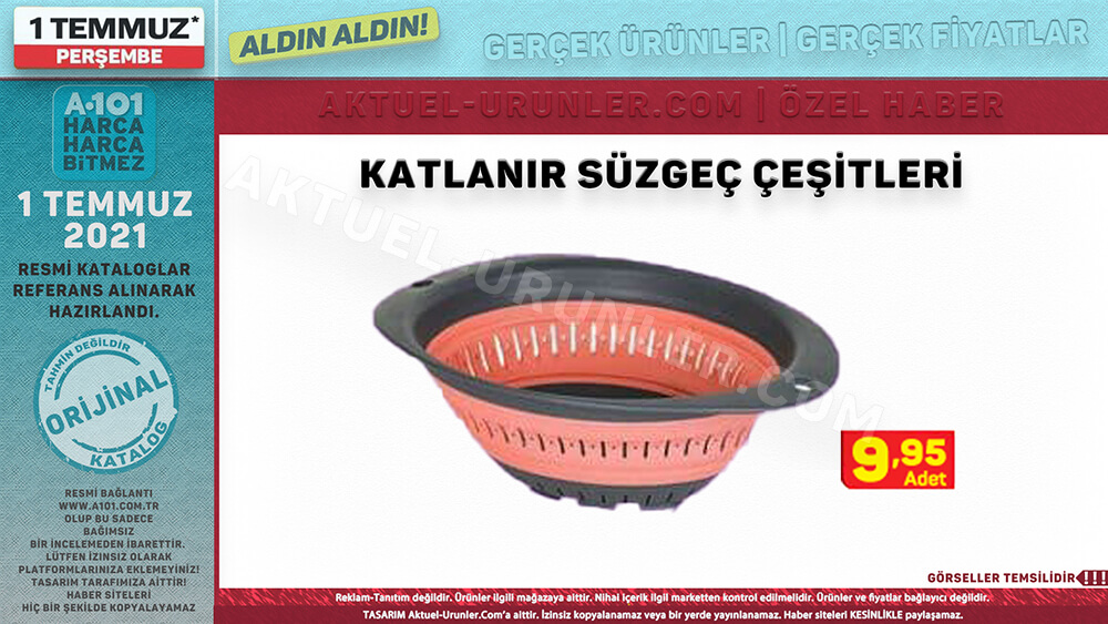A101 1 Temmuz 2021 Aktüel Ürünleri Tekli Görsel