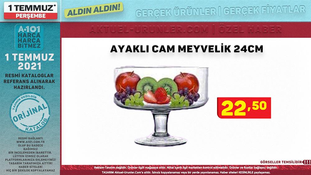 A101 1 Temmuz 2021 Aktüel Ürünleri Tekli Görsel