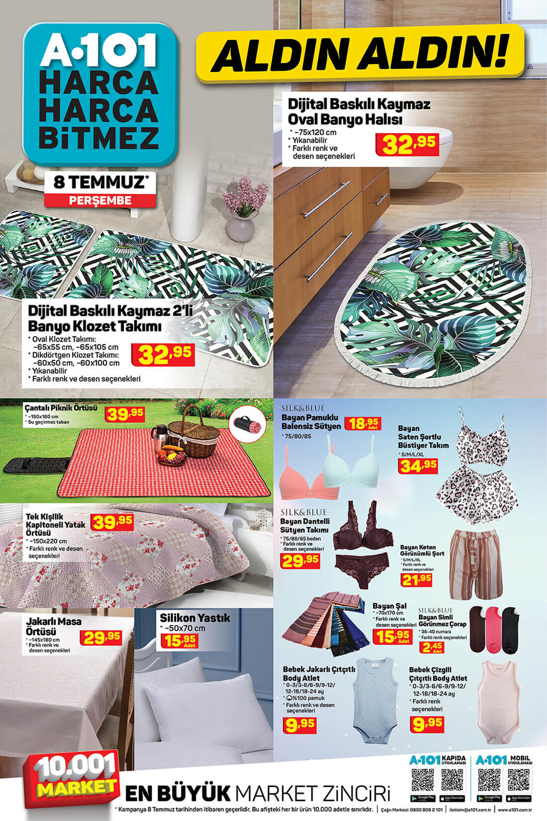 A101 8 TEMMUZ 2021 AKTÜEL ÜRÜNLER KATALOĞU 7. SAYFA
