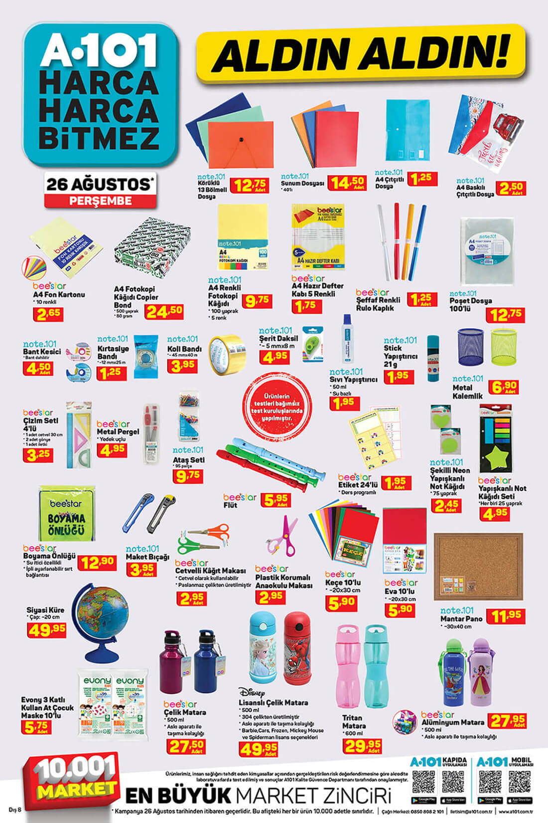 A101 26 Ağustos 2021 Aktüel Ürünler 5. Sayfa