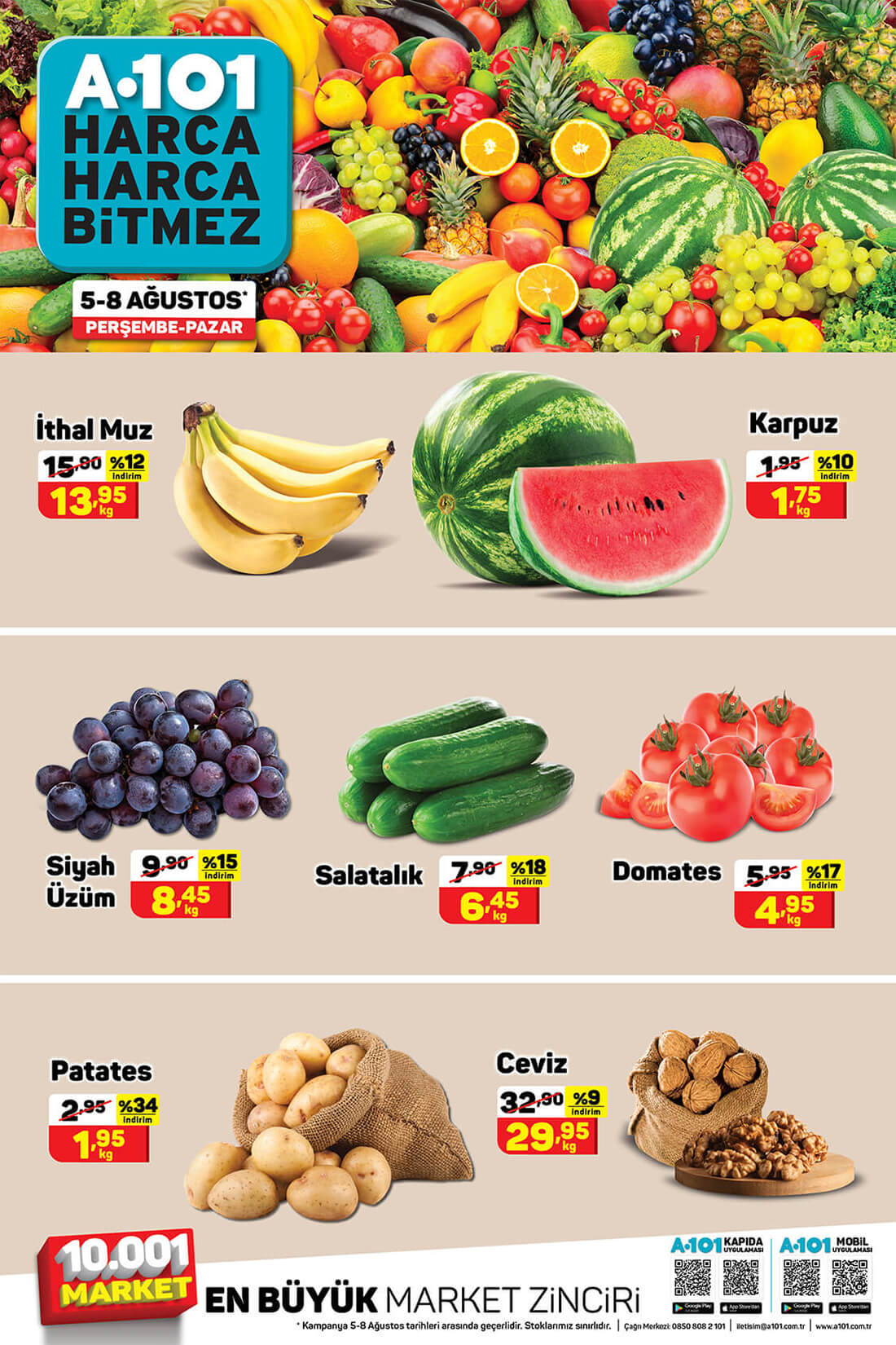 A101 5 AĞUSTOS 2021 - 8 AĞUSTOS 2021 KATALOĞU