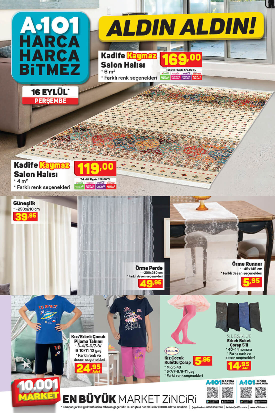 A101-Guncel-Katalog-16-Eylul-Ev-Tekstili-Urunleri