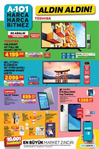 A101 30 Aralık 2021 Aktüel Ürünler Kataloğu