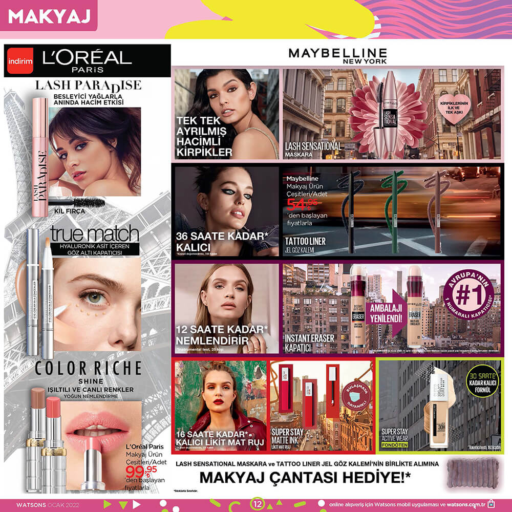 Watsons Ocak 2022 Kataloğu Sayfa 12
