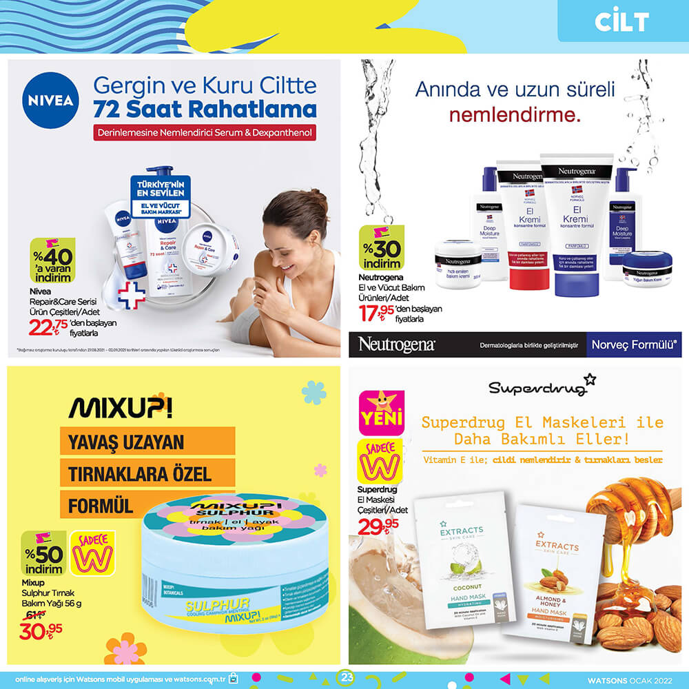 Watsons Ocak 2022 Kataloğu Sayfa 27