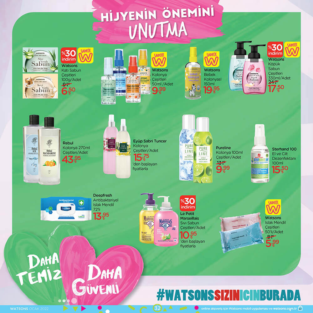 Watsons Ocak 2022 Kataloğu Sayfa 36