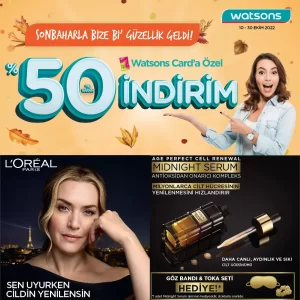 Watsons EKİM 2022 Aktüel Ürünler Kataloğu