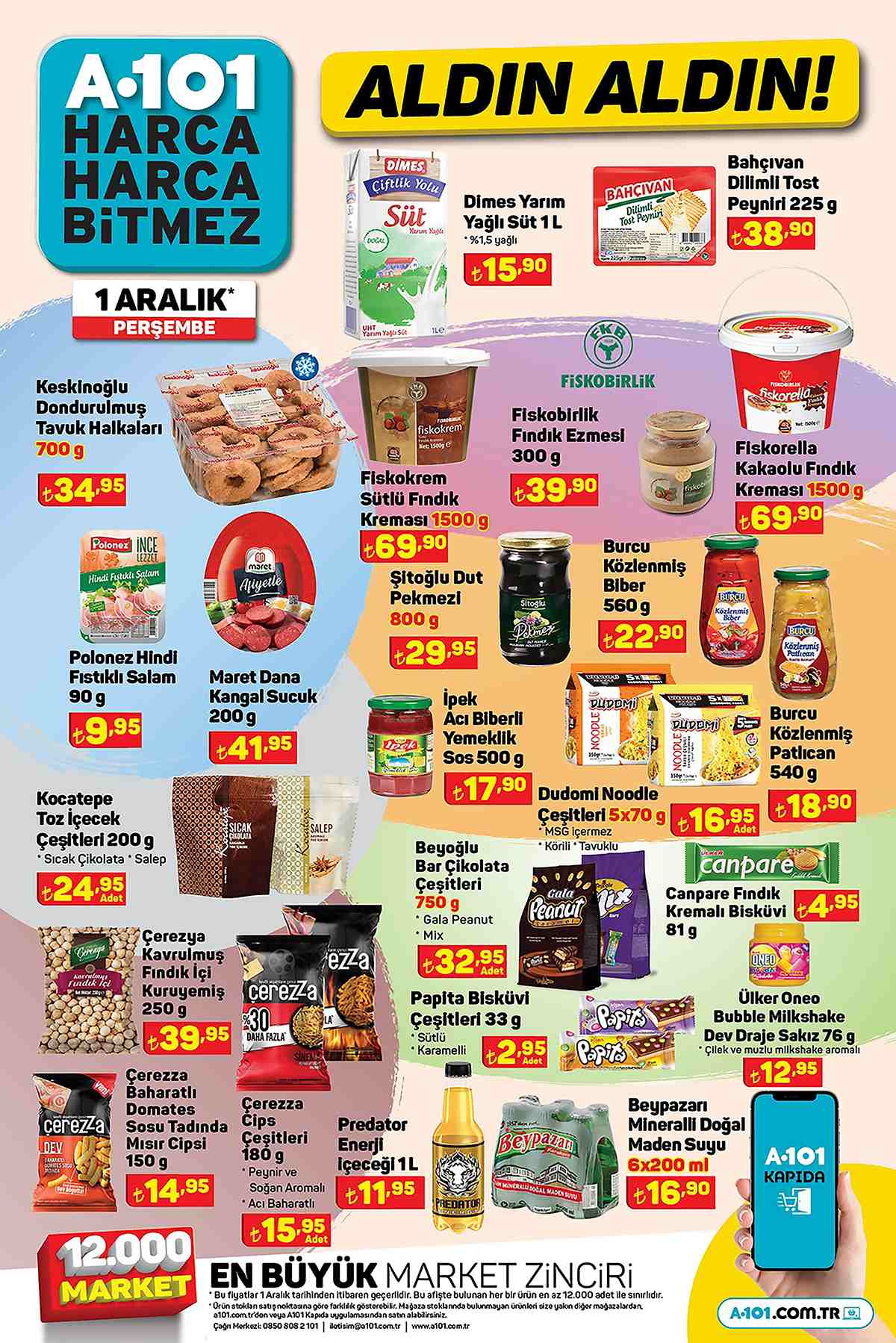 1 Kasım A101 Kataloğu