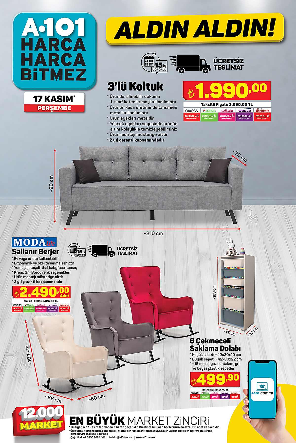 A101 17 Kasım 2022 Kataloğu 6. sayfa