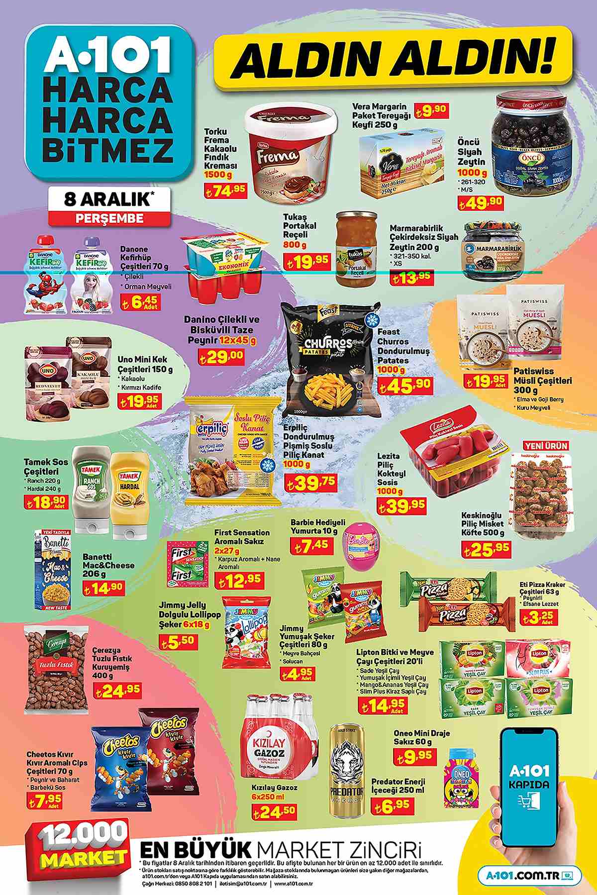 A101 Aktüel Market 8 Aralık