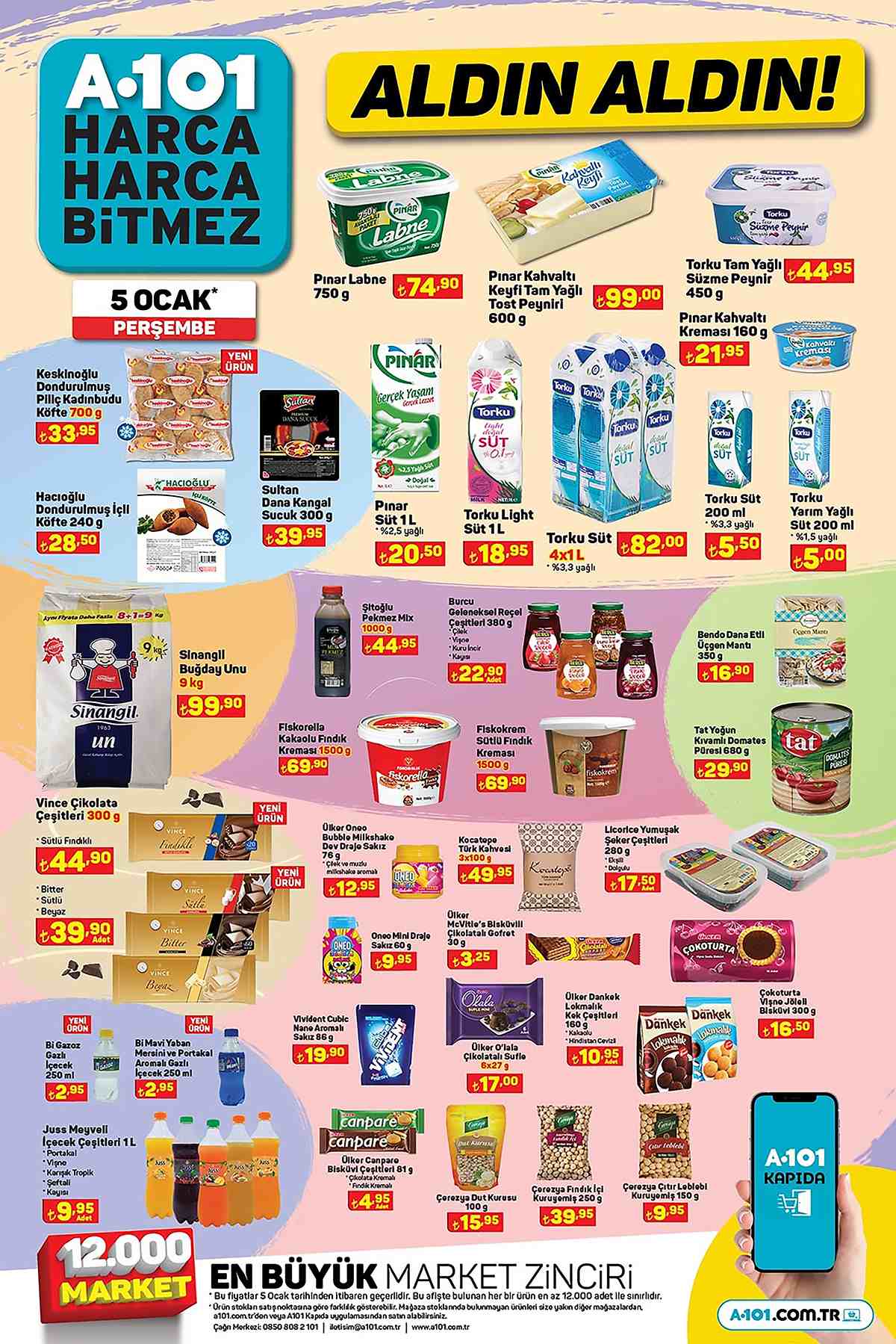A101 Market 5 Ocak 2023