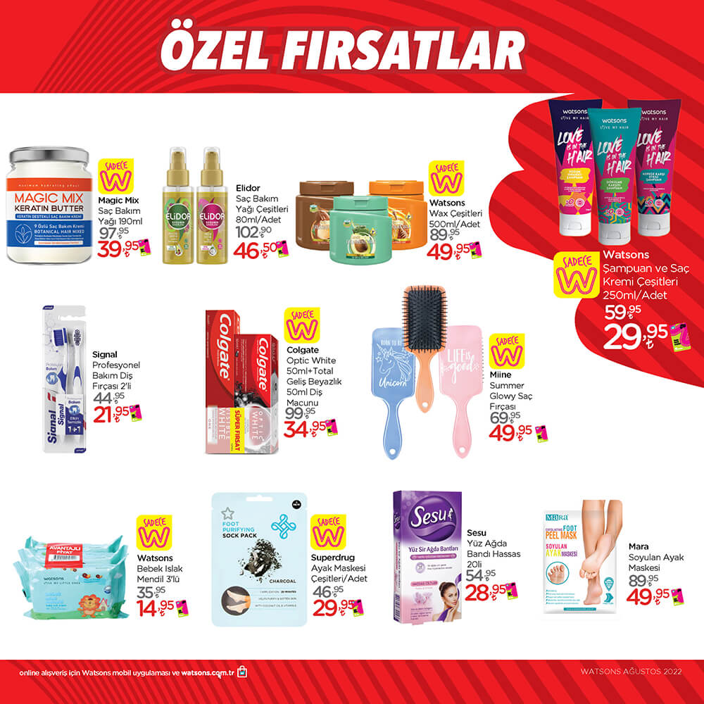 Watsons Aktüel Ürünleri AĞUSTOS 2022 Kataloğu Görseli 3