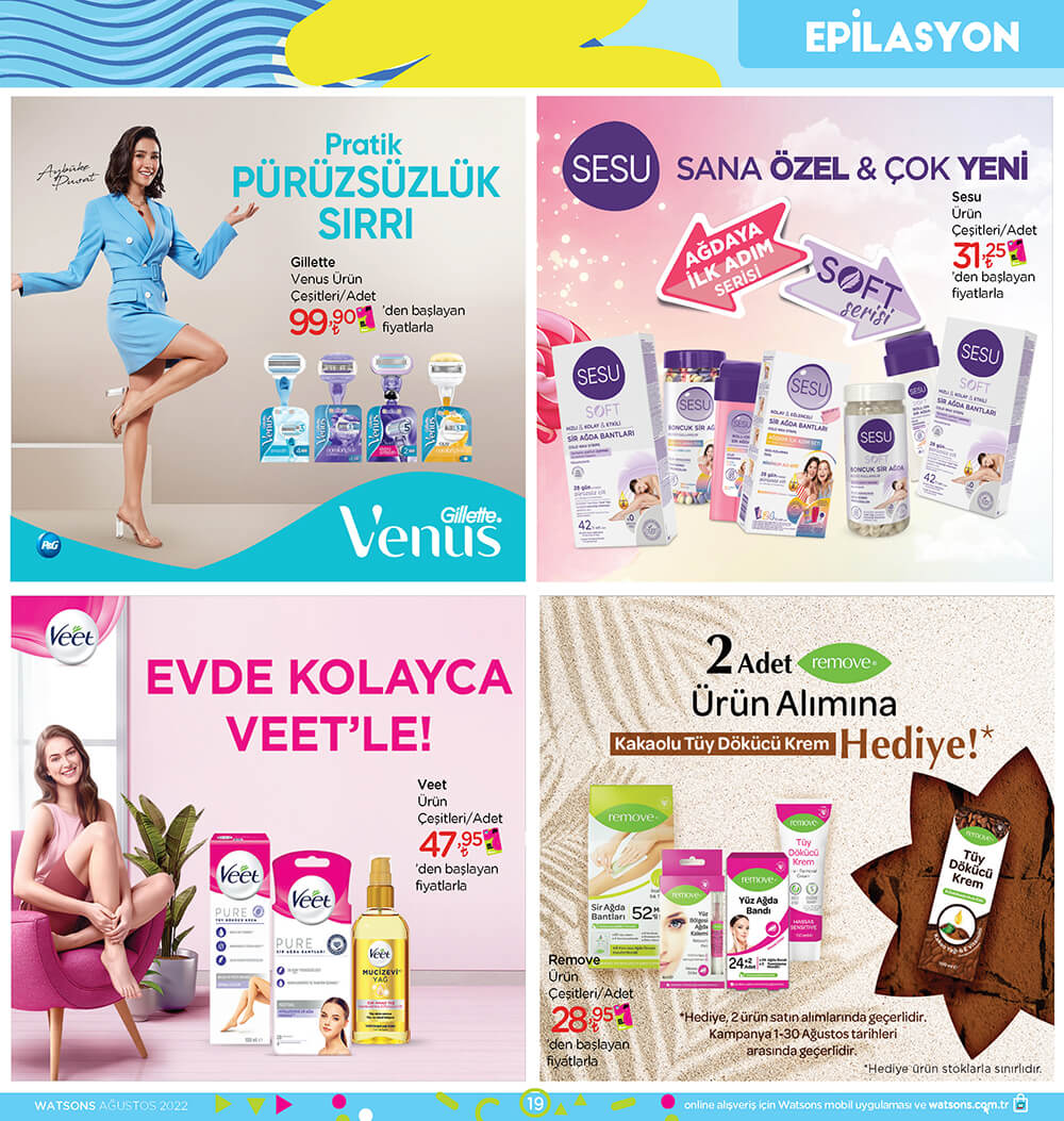 Watsons Aktüel Ürünleri AĞUSTOS 2022 Kataloğu Görseli 23