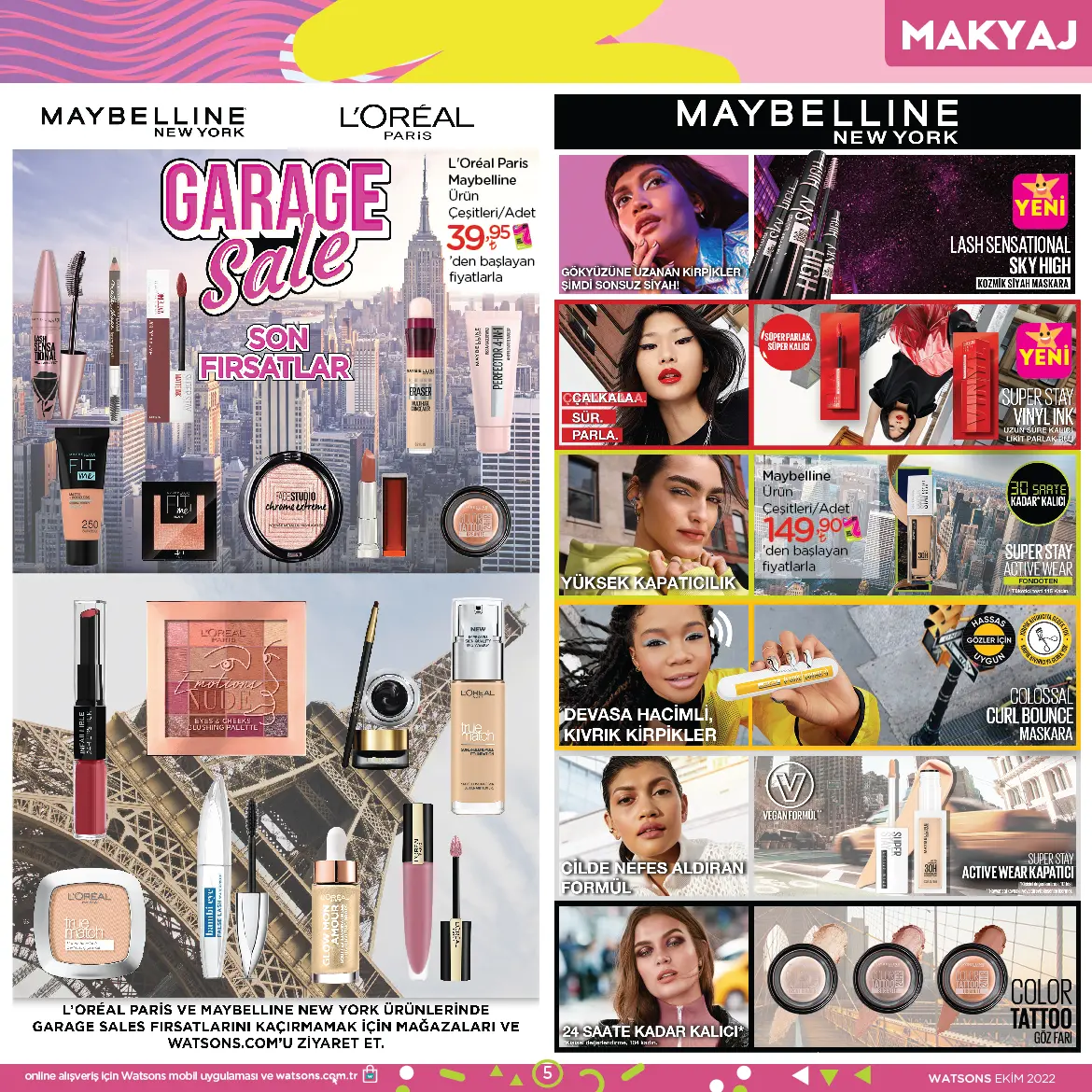 WATSONS EKİM KATALOĞU AKTÜEL ÜRÜNLER 5.SAYFASI