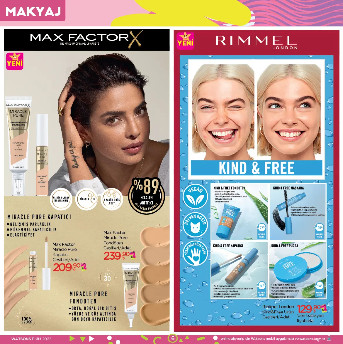 WATSONS EKİM KATALOĞU AKTÜEL ÜRÜNLER 6.SAYFASI