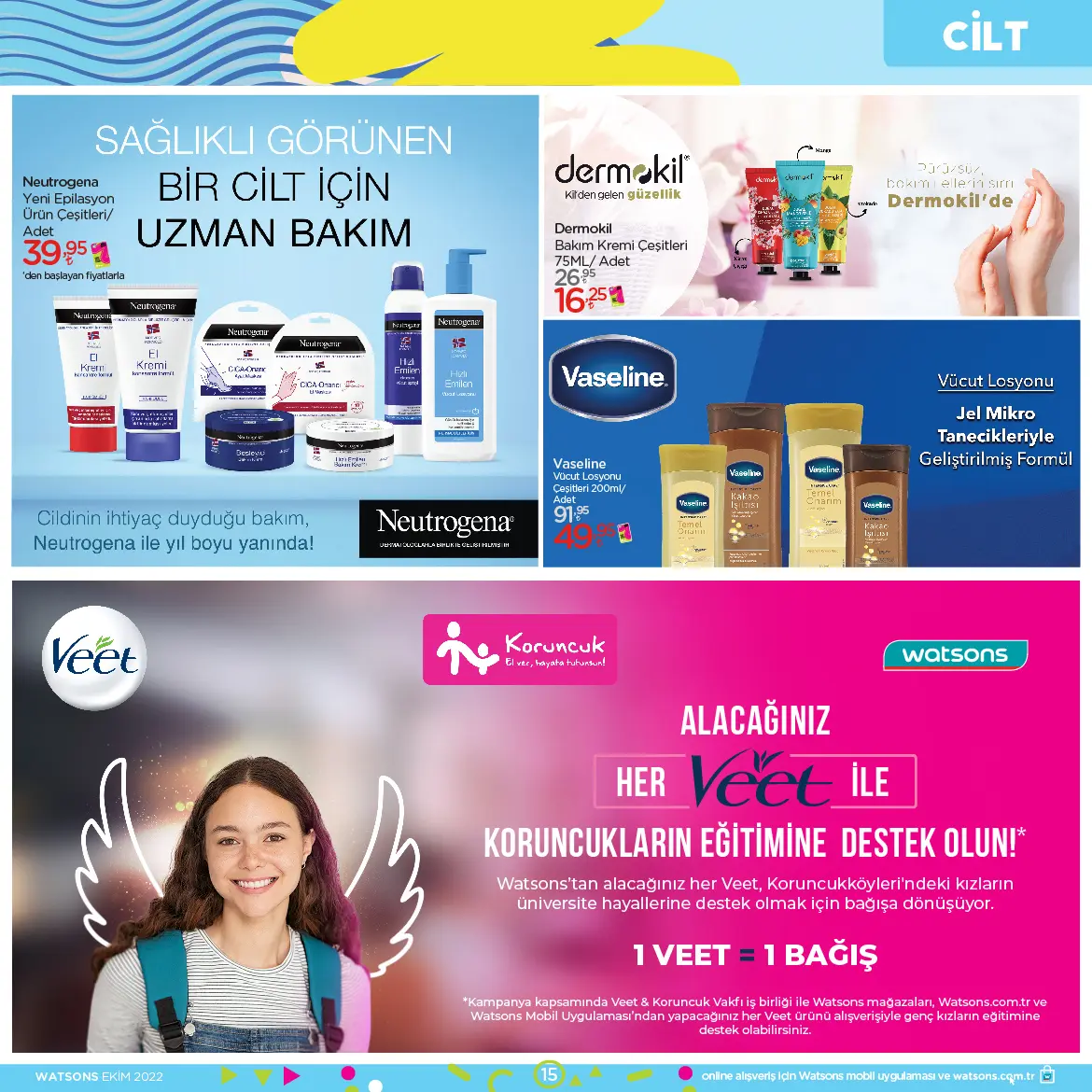 WATSONS EKİM KATALOĞU AKTÜEL ÜRÜNLER 23.SAYFASI
