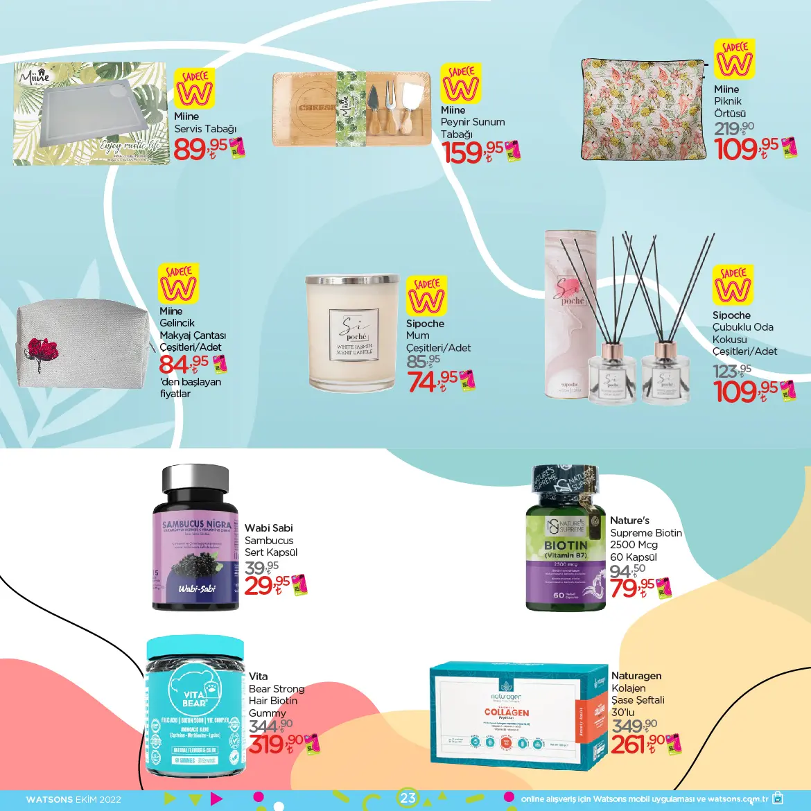WATSONS EKİM KATALOĞU AKTÜEL ÜRÜNLER 31.SAYFASI