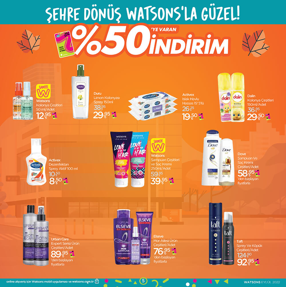 Watsons Aktüel Ürünleri EYLÜL 2022 Kataloğu Görseli 5