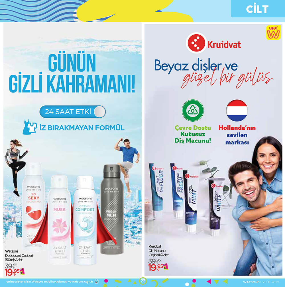 Watsons Aktüel Ürünleri EYLÜL 2022 Kataloğu Görseli 27